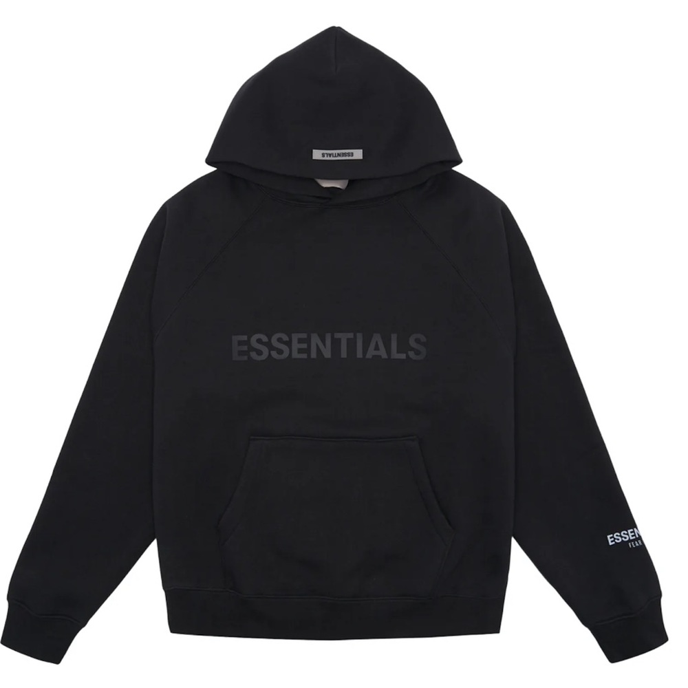 Essentials Black Hoodie